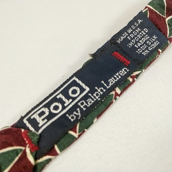 Vintage Polo Ralph Lauren Silk Bow Tie - Picture 6 of 8